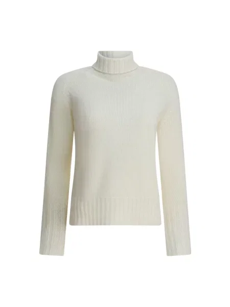 Sweter z golfem Drumohr z kaszmiru do golfa biały