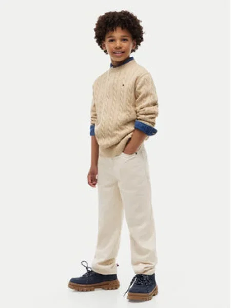 Tommy Hilfiger Megztinis Cable  smėlio