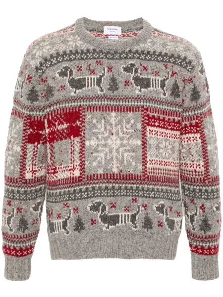 Svetr Thom Browne šedý