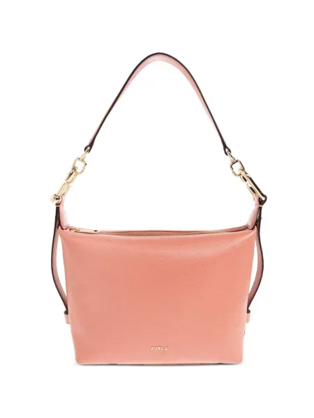 Geantă shopper Furla din piele roz
