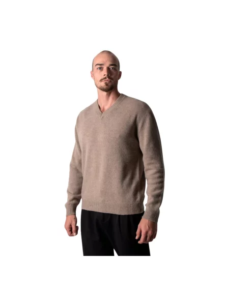 Sweter Daniele Fiesoli brązowy