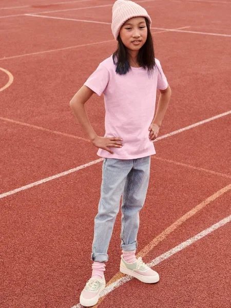 Tricou copii Fruit Of The Loom roz