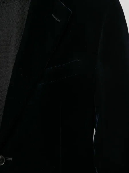 Sacou Giorgio Armani de catifea albastru
