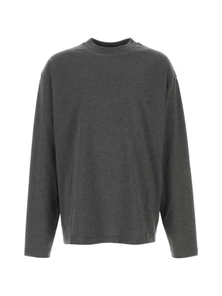Dugo majica Fear Of God Essentials s autogramom siva