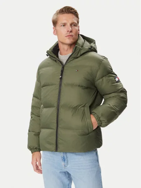 Tommy Jeans Geacă din puf Essential  Kaki
