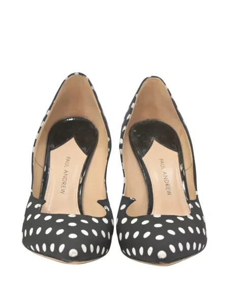 Pantofi cu toc Paul Andrew cu buline negru