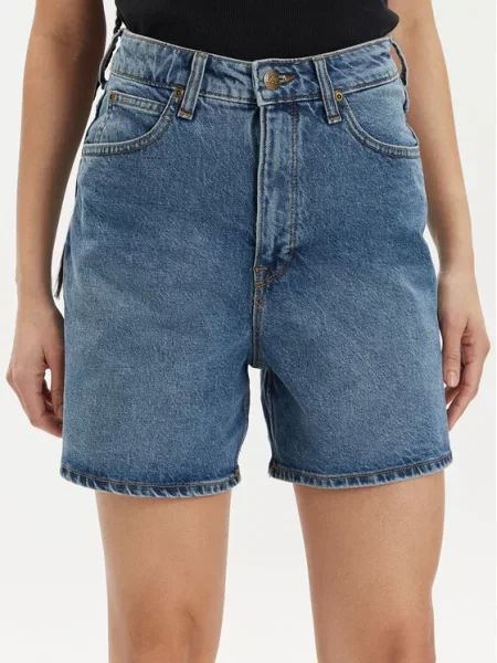 Lee Džinsiniai šortai Stella Wide Leg mėlyna