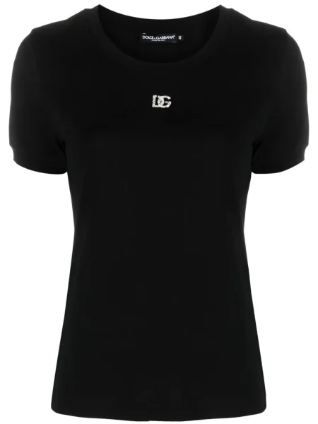 Tricou Dolce & Gabbana de cristal negru