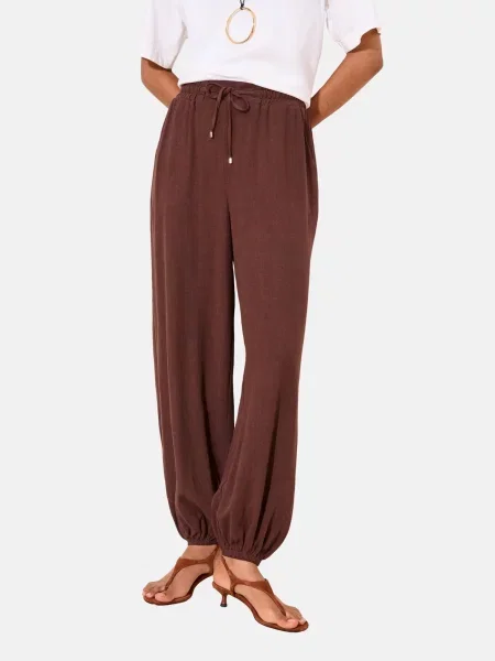 Lipsy Pantaloni ciocolatiu