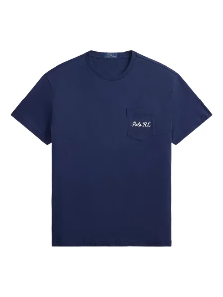 Μικρός κάλτσες Polo Ralph Lauren με κέντημα από ζέρσεϋ μπλε
