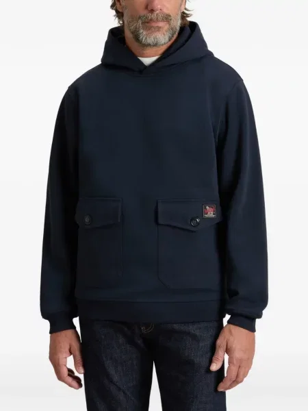 Hanorac cu glugă Woolrich albastru