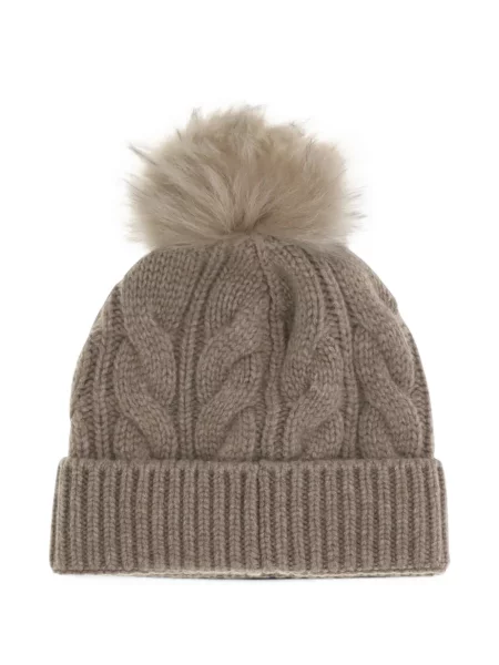 Căciulă Moncler Grenoble tricotate cu pompoane