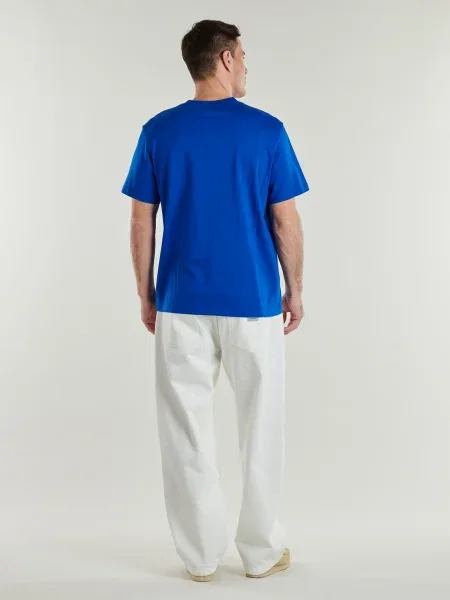 Tričko Calvin Klein Jeans modrá