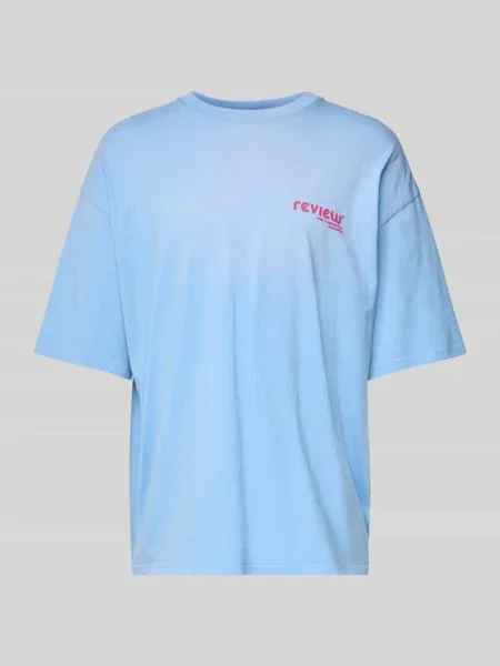 T-shirt z nadrukiem z logo Review