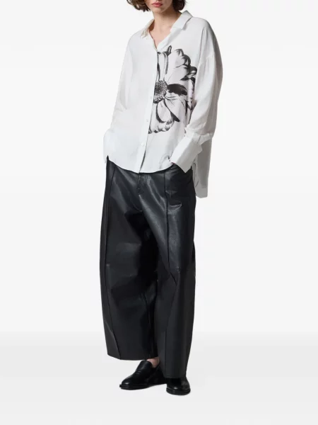Cămașă Paul Smith cu imagine alb