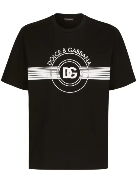 Tricou Dolce & Gabbana cu imagine negru