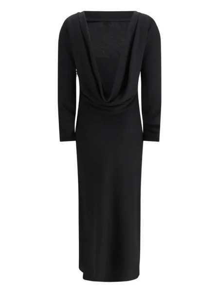 Rochie maxi Crida până la genunchi de costum negru