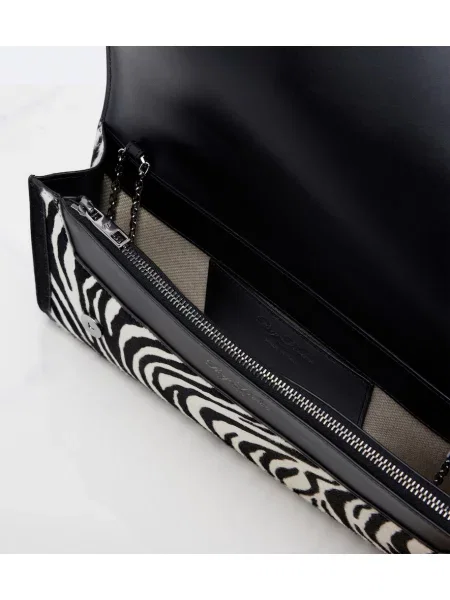 Geantă plic Roger Vivier cu imagine cu model zebră