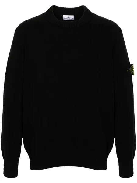 Pulover Stone Island cu strasuri negru
