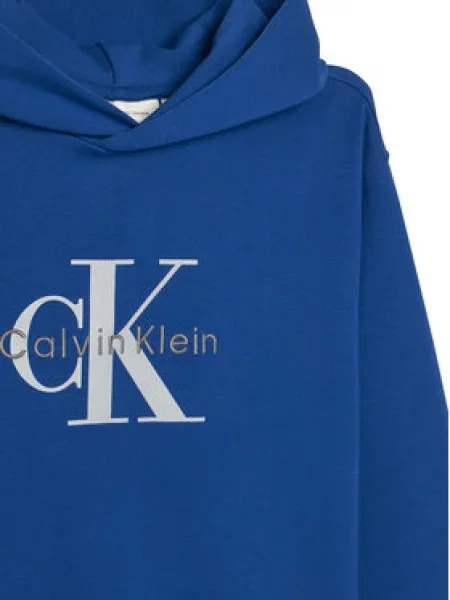 Calvin Klein Jeans Pulóver Light Monologo kék