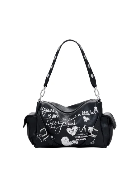 Crossbody torbica Desigual črna