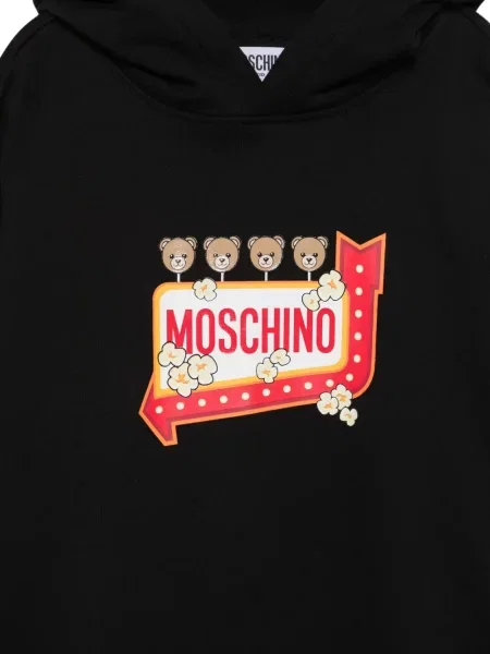 Bluza z kapturem dziecięca Moschino czarna
