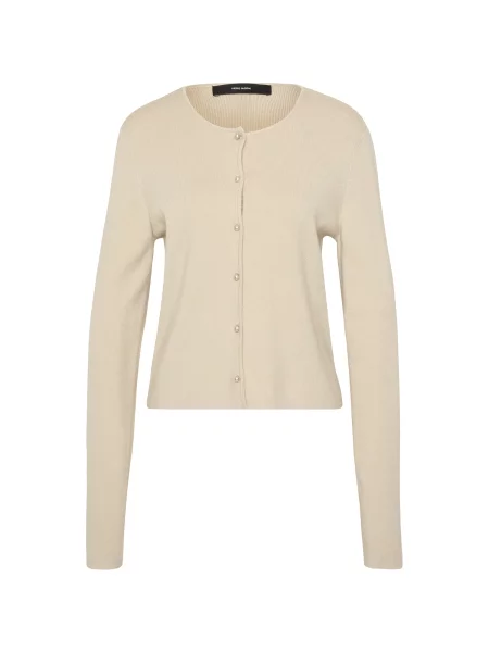 Vero Moda Tall Geacă tricotată VMKRISTI' bej