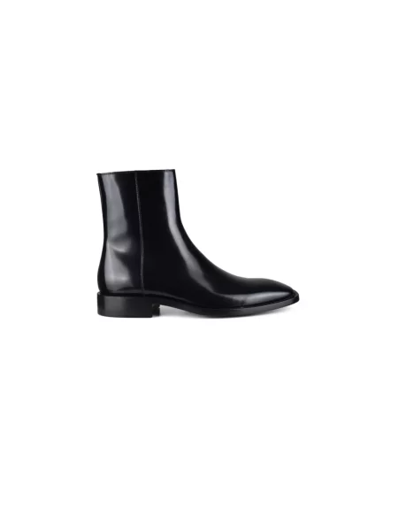 Botki Balenciaga skórzane czarne