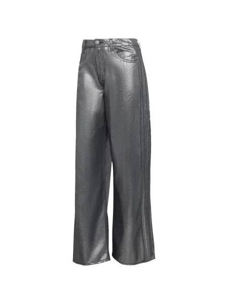 Бягане панталон Adidas на платформе с принт розово