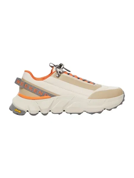 Weekend Max Mara Obuwie Kobieta Wielobarwność 40 EU Miejskie płaskie buty z podeszwą Vibram beżowe
