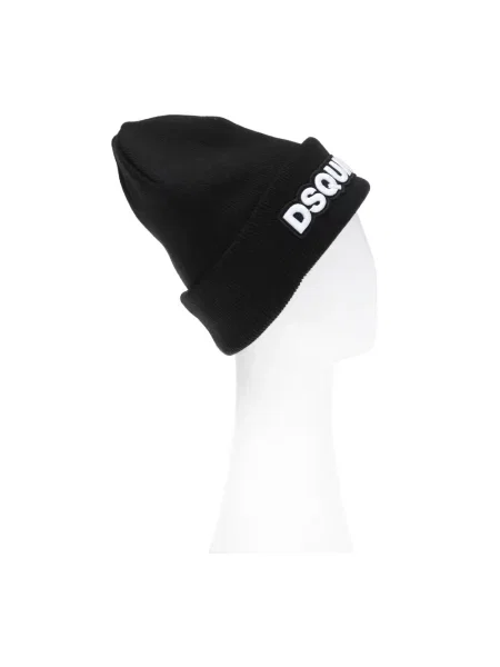 Czapka Dsquared2 z logo czarna