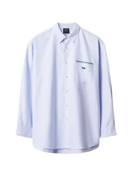 Cămașă Maison Kitsune albastru