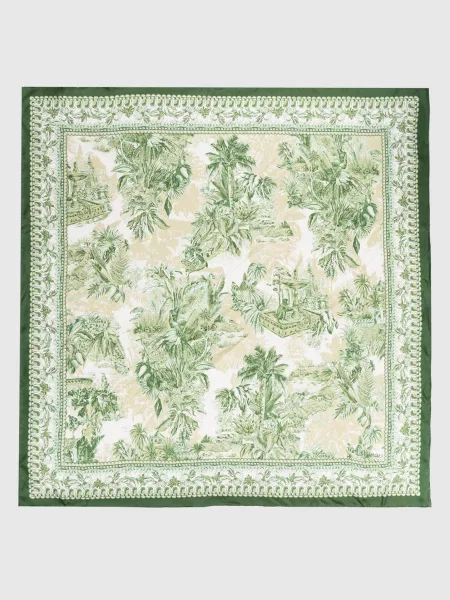 Хустка Sara із шовку Alemais зелена