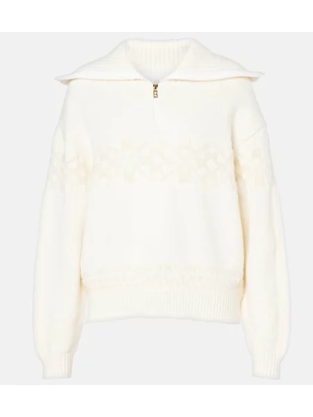 Volneni pulover Bogner bela