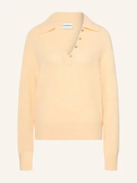 Claudie Pierlot Sweter Z Moheru gelb