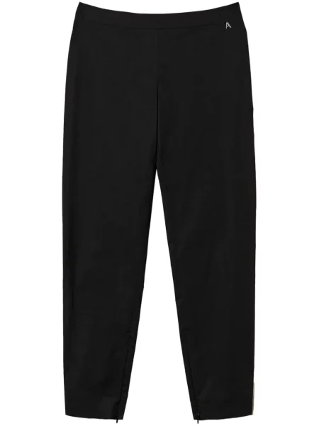 Pantaloni Twinset din poplin negru