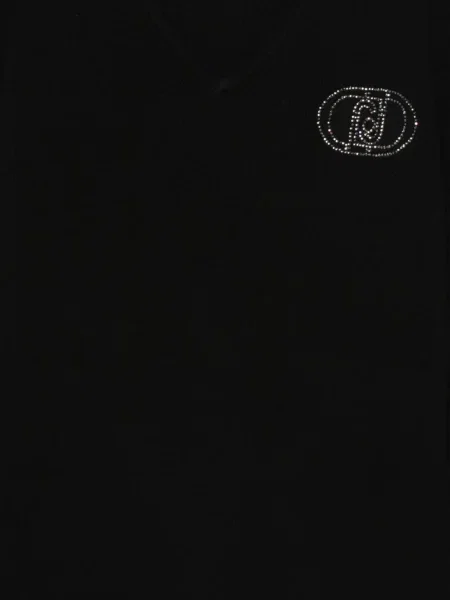 Костюм рокля Liu Jo с V-образно деколте черно