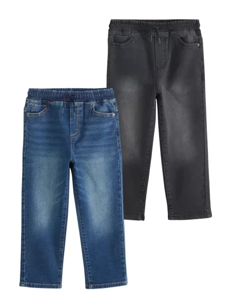Next Jeans bleumarin / denim negru