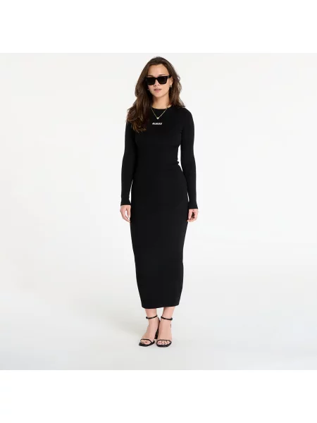 Плетена костюм рокля Guess черно