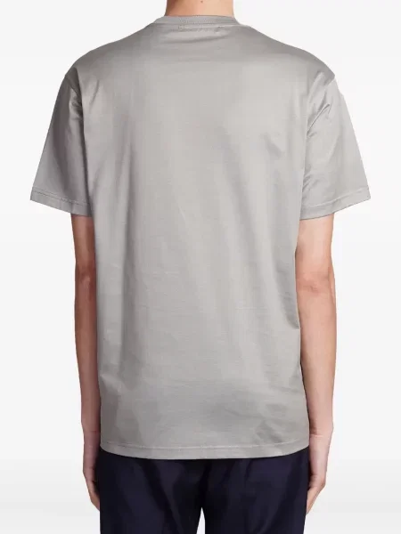 Tricou Low Brand cu broderie gri