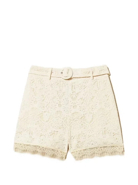 Pantaloni scurți Twinset din dantelă
