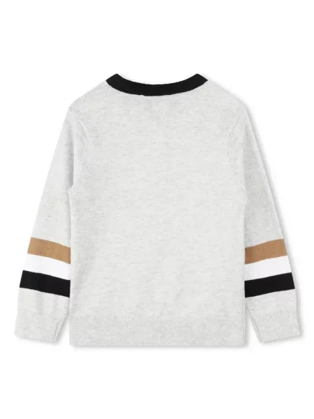 Sweter dziecięcy Bosswear szary