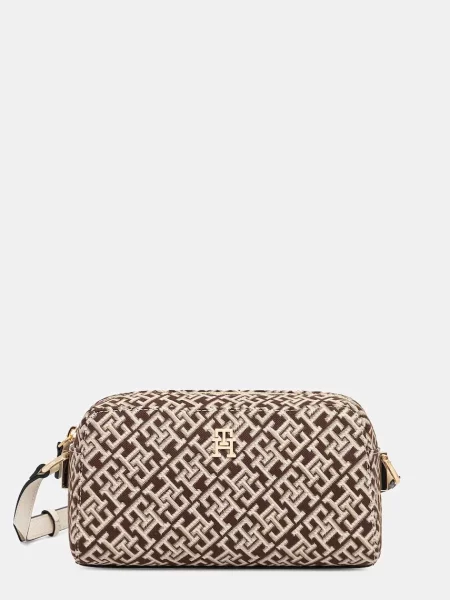Tommy Hilfiger geantă crossbody pentru femei maro