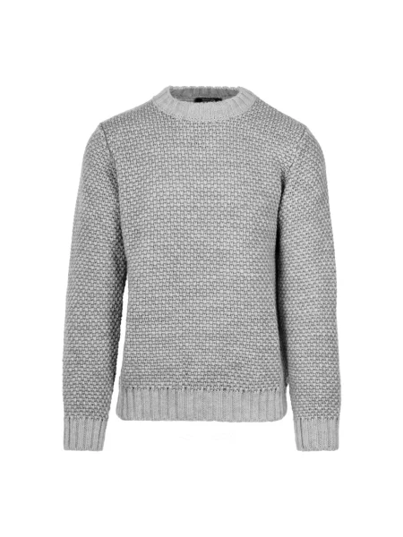 Sweter Bomboogie wełniany szary