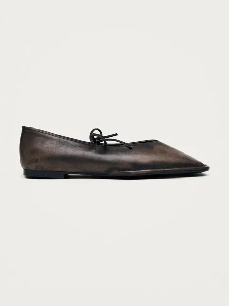 Alohas balerini din piele Sway maro