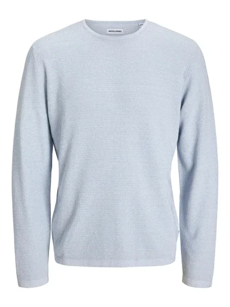 JACK & JONES Pulover JJEGEORGE deschis albastru