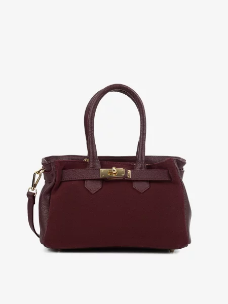 Regina Notte Сумка Замша/шкіра бордовий