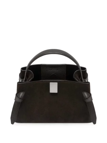 Geantă shopper Yuzefi din piele maro