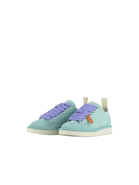 Sneakersy Panchic zamszowe zielone