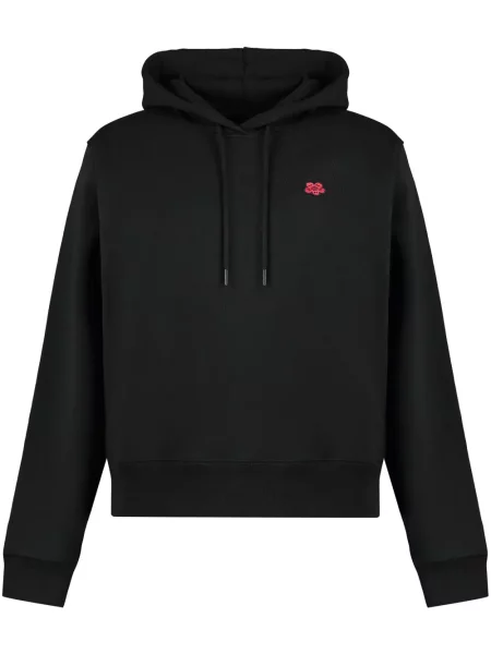 Bluza z kapturem Kenzo w kwiatki czarna